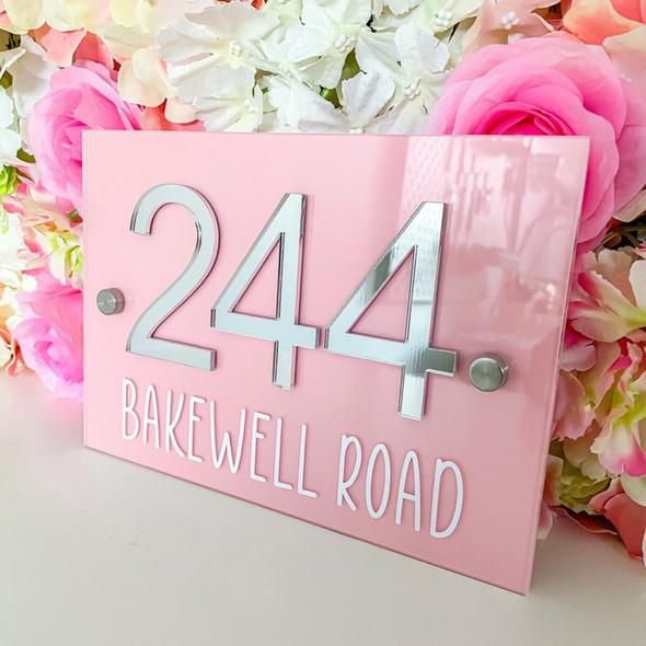 Personalised House Sign, House Number, Acrylic Sign, Personalised House Plaque