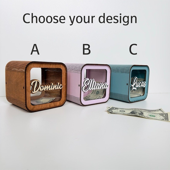 Personalized Piggy Bank, Kids Bank, Money Box, Name Piggy Bank