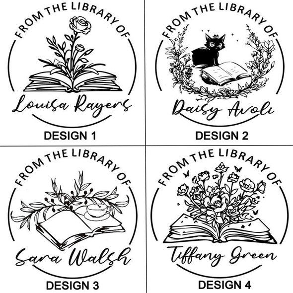 Personalized library stamp Self Inking Library Stamp