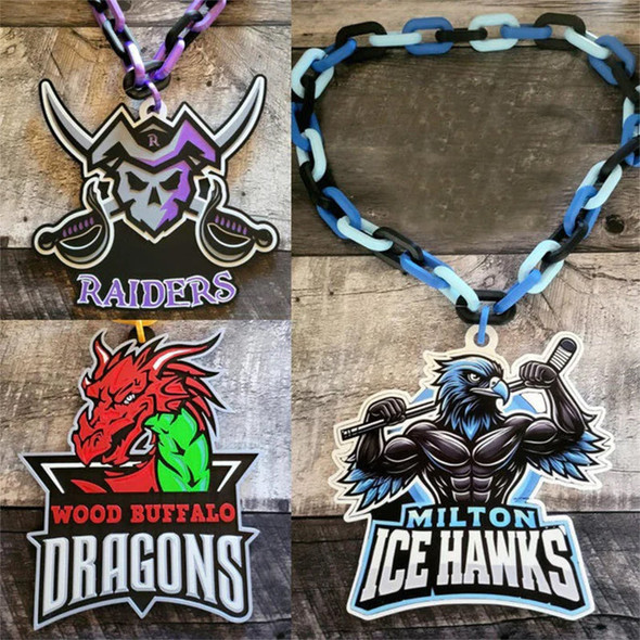 Sports logo Necklace,player of the game, MVP, customizable