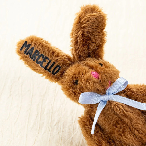 Personalized Easter Cute Tiny Plush Pocket Hug Bunny