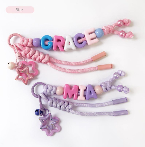 Personalized Beaded Name Keychain