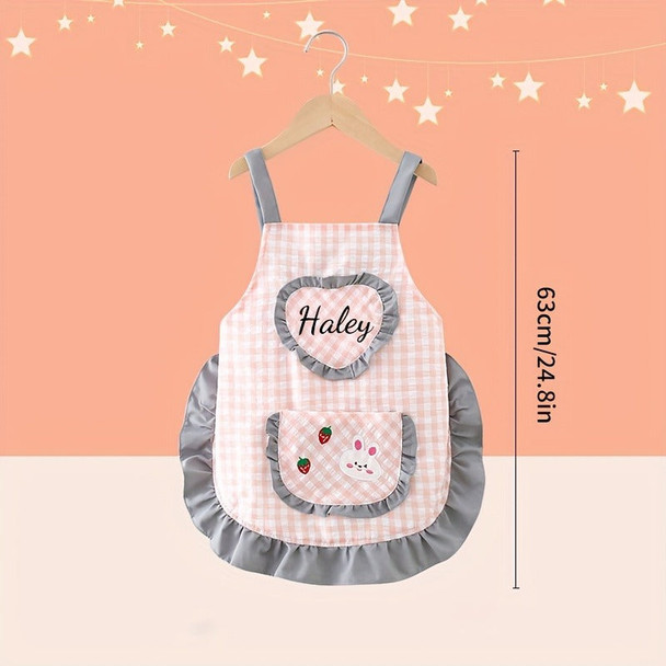 Personalized Easter Name/Number Mini Apron with Custom Embroidered Name