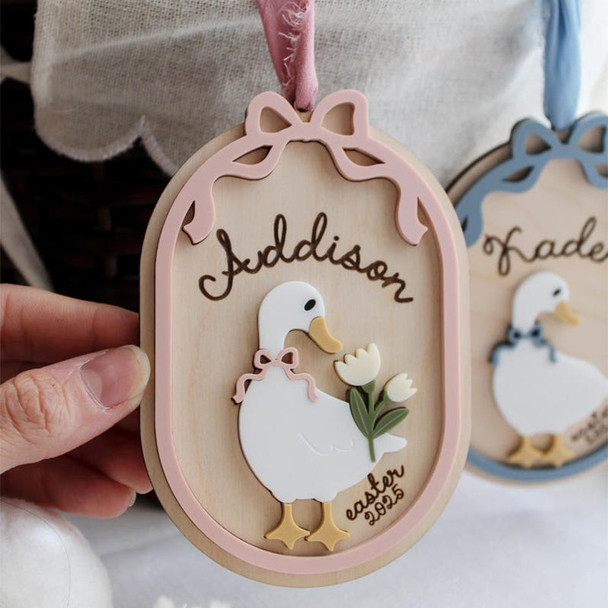 Personalized Easter Basket Tag, Easter Gift Tags