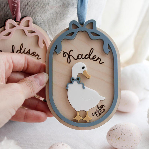 Personalized Easter Basket Tag, Easter Gift Tags