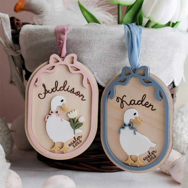 Personalized Easter Basket Tag, Easter Gift Tags