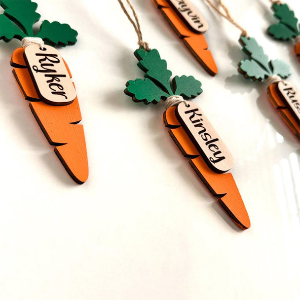 Easter Basket Tag, Easter Tag, Easter Ornament, Carrot Tag
