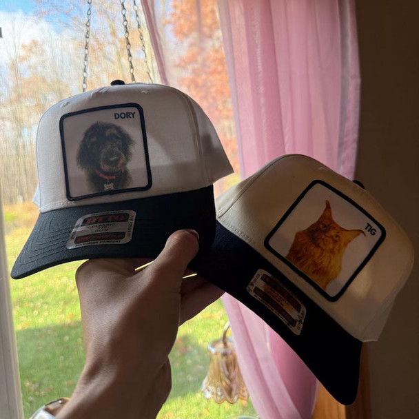 Custom Pet Portrait Trucker Hat