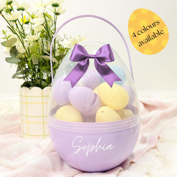 Personalised Giant Fillable Easter Egg - 30 Smaller Eggs Included