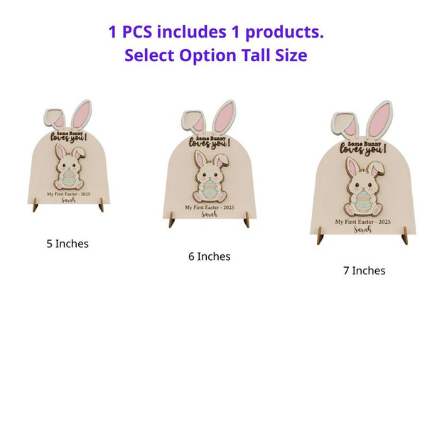 Custom Name Baby Easter Gift 2026,"Some Bunny Loves You"