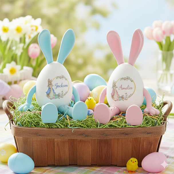 Mini Bunny Egg Fun Easter 3D Printed Cute Toy and Gift for Easter
