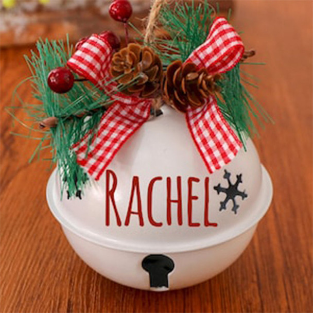 Personalized Christmas Tree Ornament,Custom 2025 Jingle Bell