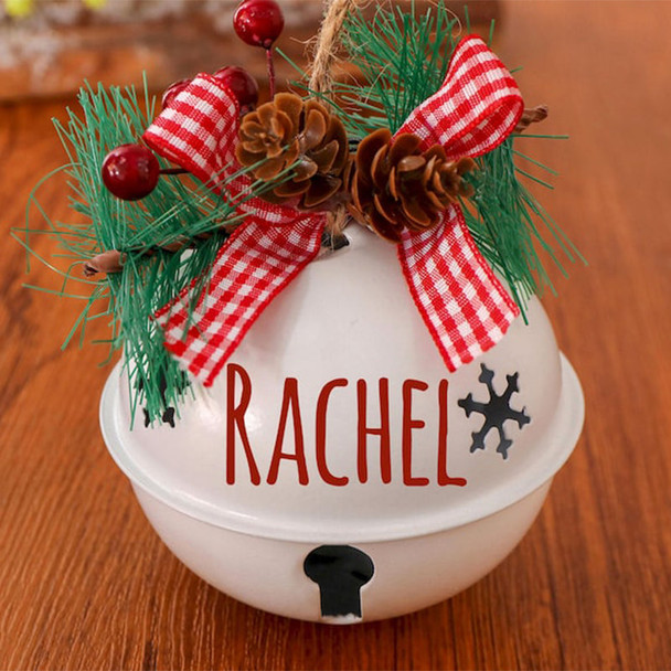 Personalized Christmas Tree Ornament,Custom 2025 Jingle Bell
