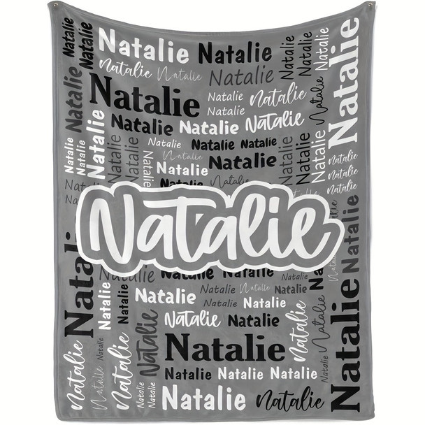 Custom Blanket Personalized Name Blanket Christmas Customized Gifts
