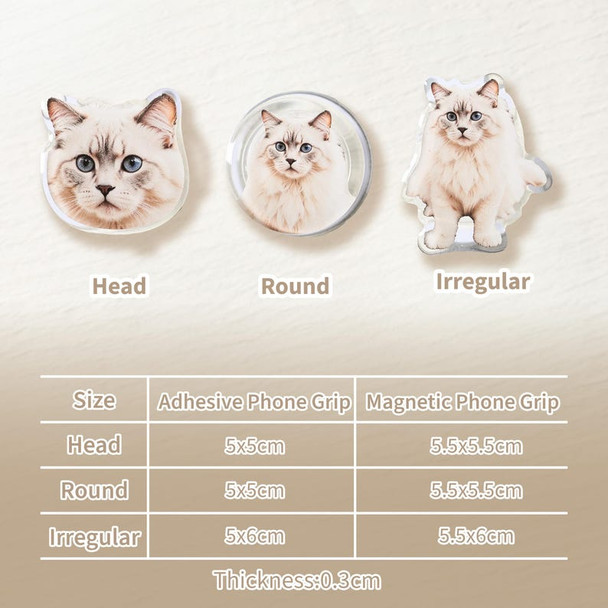 Custom Pet Face Phone Grip with