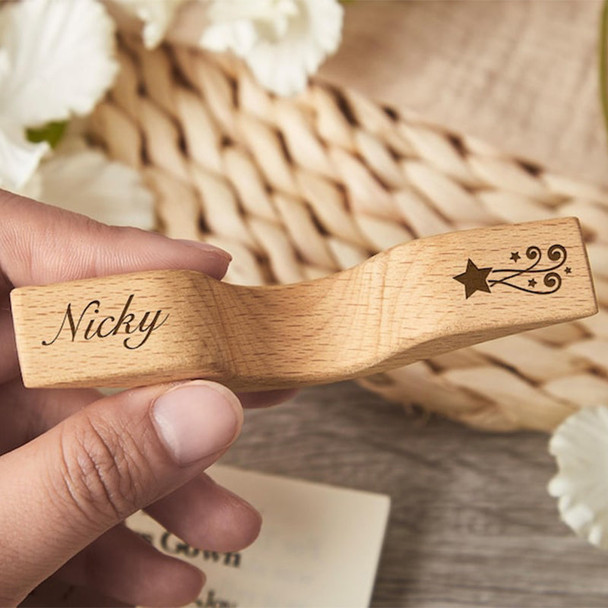 Personalized Wood Book Page Holder,Custom Thumb Page Holder