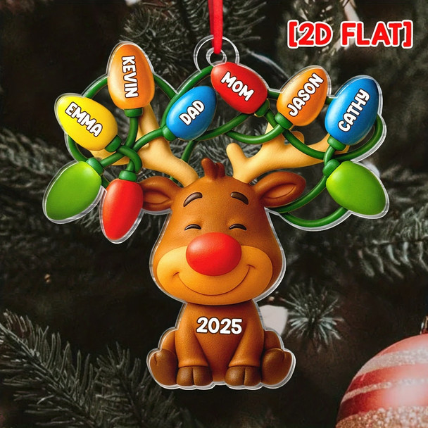 Personalized Custom Name/Text Acrylic Ornament