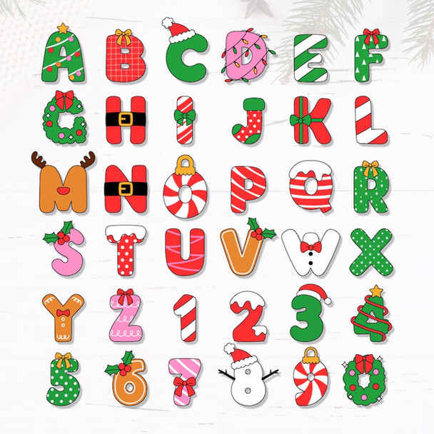 Personalized Kids Name Letter Ornament: Acrylic Christmas