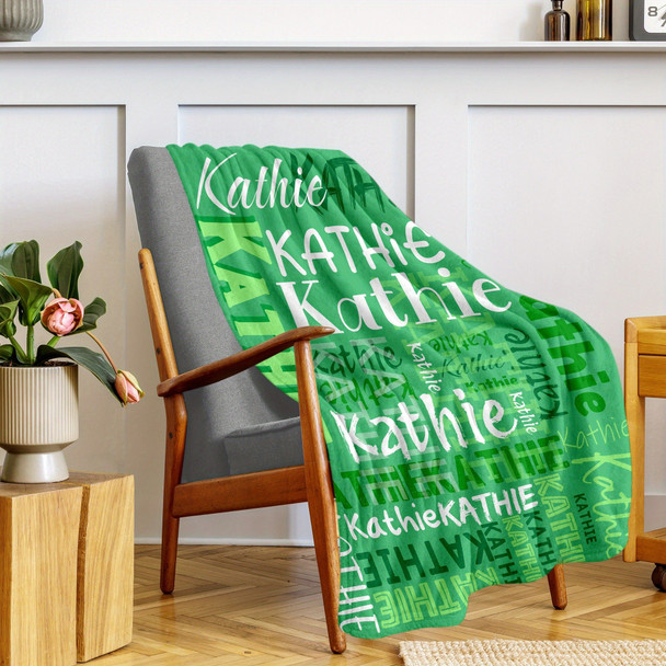 Blanket Personalized Flannel Throw Blanket for Son Daughter