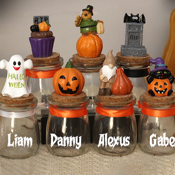 Custom Halloween Candy Jars,Halloween Cookie Treat Jar