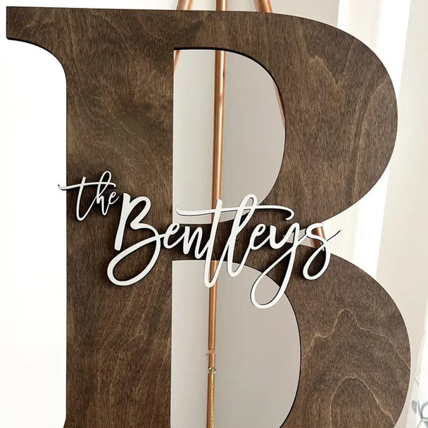 Wooden Letter Guestbook a?? Unique Wedding Sign Alternative