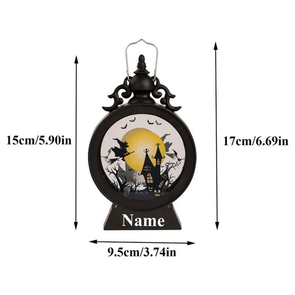 Personalized Kids Halloween Light,Custom Halloween Lantern with name