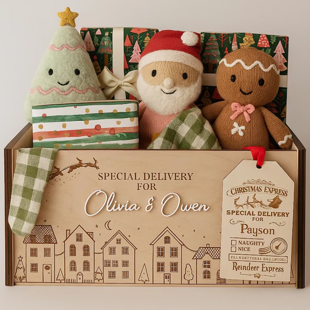 Personalized Christmas Eve Box a?? Special Delivery Keepsake