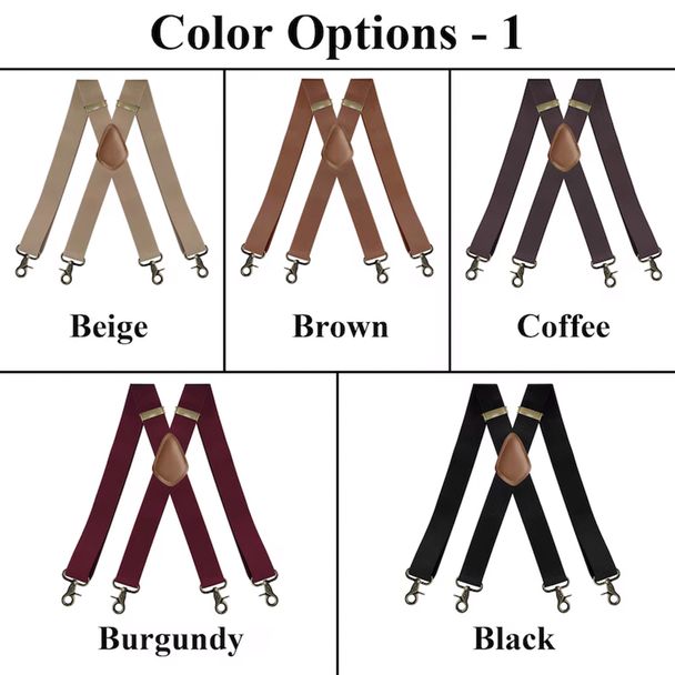Custom Leather Suspenders,Personalized Suspenders