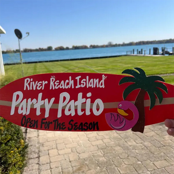 Handmade Surfboard Sign,Personalized