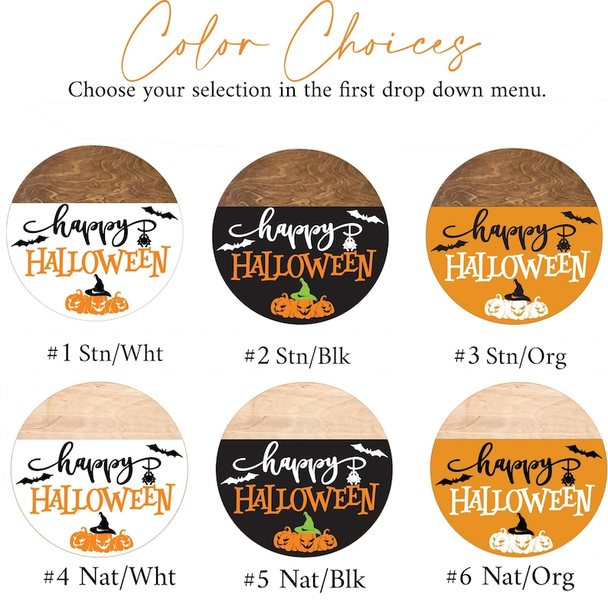 Halloween Door Hanger | Halloween Wreath | Happy Halloween Front Door Decor
