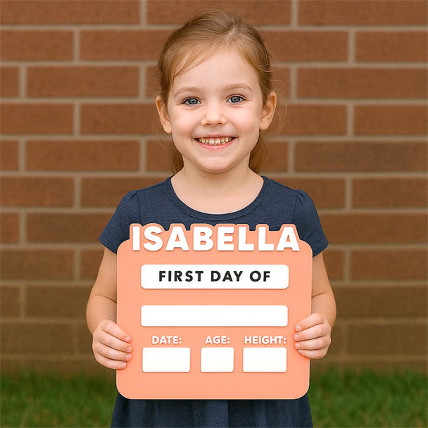 Personalized First Day of School Acrylic Sign, Last Day