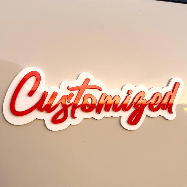 Custom Car Name Emblem Badge Custom