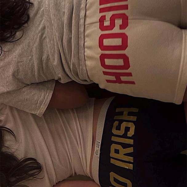 Custom college motto phrase gameday sweat shorts Graduation Gift