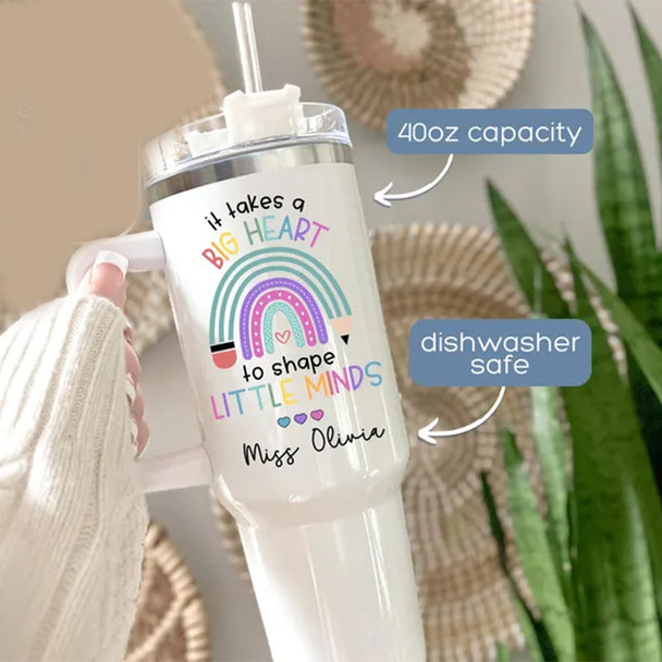 Personalized Teacher Tumbler Custom 40oz Teacher Tumbler