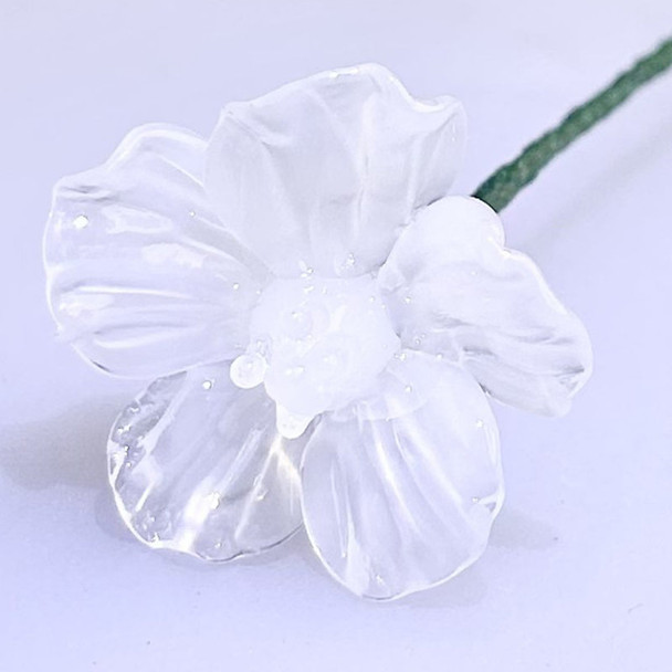 Glass Birth Month Flowers, Birth Flower Bouquet