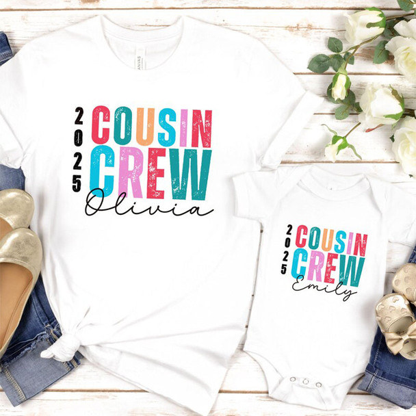 Cousin Crew Personalized T-Shirts, Custom Cousin Crew Shirts