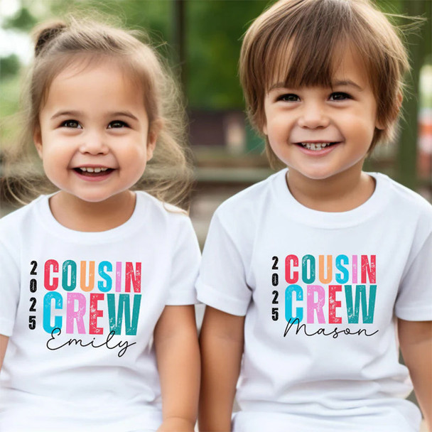 Cousin Crew Personalized T-Shirts, Custom Cousin Crew Shirts