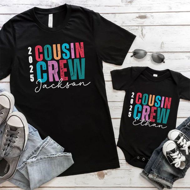 Cousin Crew Personalized T-Shirts, Custom Cousin Crew Shirts