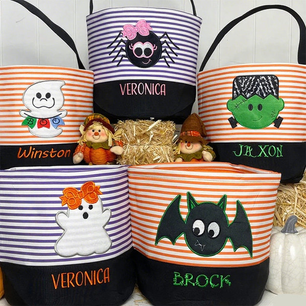 Trick or Treat Bag | Trick or Treat Bucket | Halloween Bag