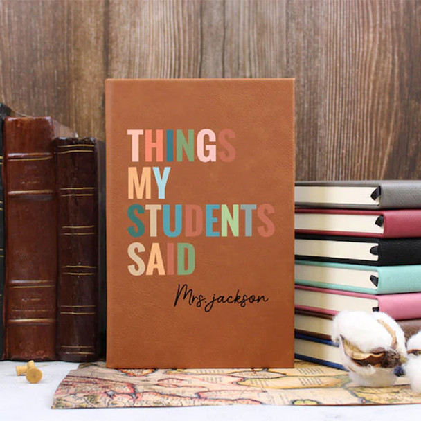Personalized Teacher Journal,Thank you gift for Teacher