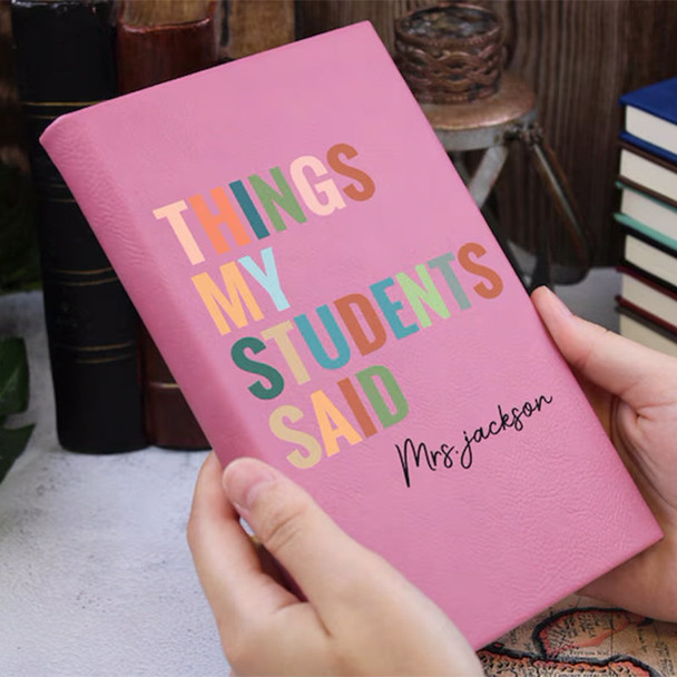 Personalized Teacher Journal,Thank you gift for Teacher
