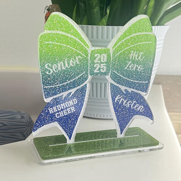 Cheerleader Bow Award, Trophy, Recognition Gift