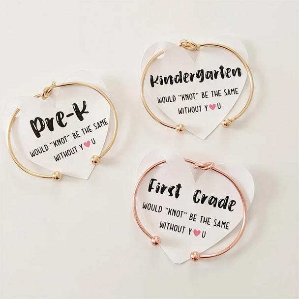 Teacher a??knota?? Bracelets / Teacher Gifts