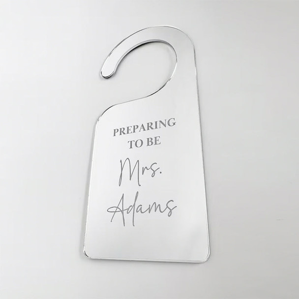 Personalized Bridal Suite Door Hanger Bridal Room Door