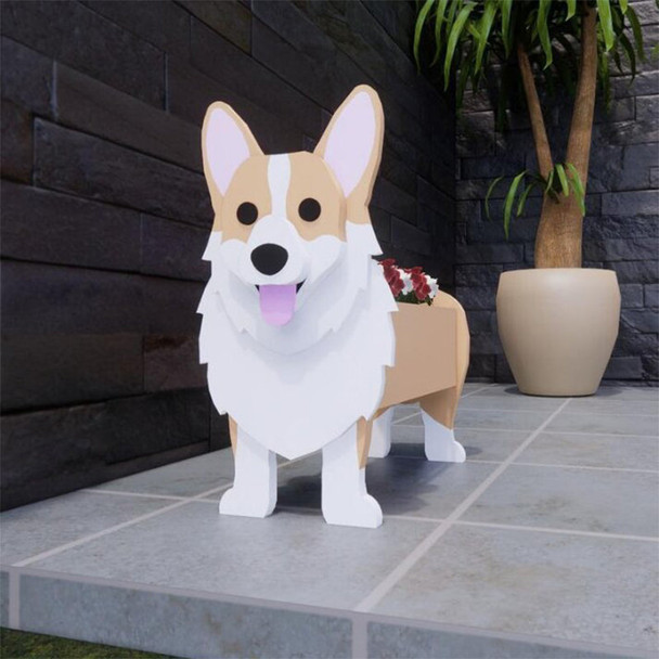 Dog Cat Pet Organizer Patio Indoor Outdoor Wood Planter