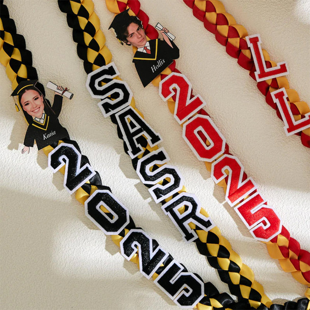 Graduation lei With Name, Class of 2025 Graduation Lei