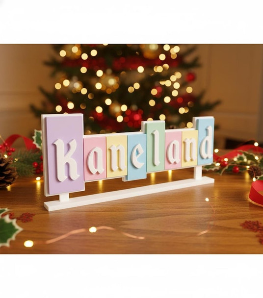Personalized Desk Name Plate, Desk Name Disney Sign