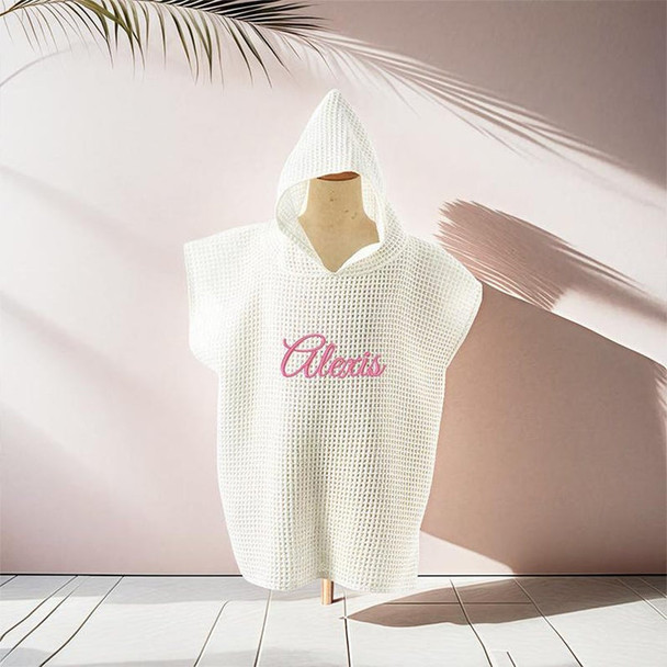 Personalized Beach Towel For Kids,Hooded Towel with Custom Name,Baby Bath Towel