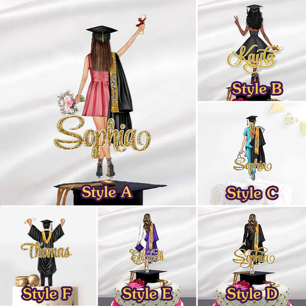 Personalized Graduation Gifts, Custom Graduation Cake Topper