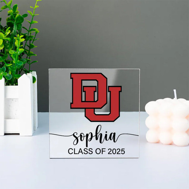 Personalized University Logo Acrylic Plaque,Graduation Gift